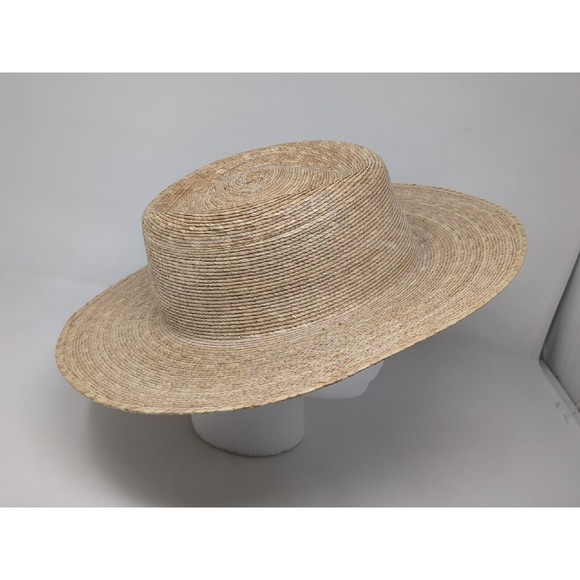 Lack of Color Palma Boater Hat Natural Women Palm Leaf Straw Size Large XL main image 6